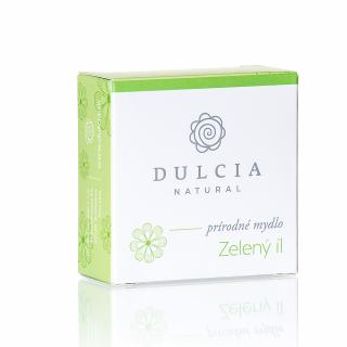 DULCIA natural Přírodní mýdlo zelený jíl 95 g