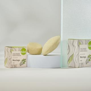 Kvítok tuhý šampon s kondicionérem proti lupům Moringa varianta: 50g