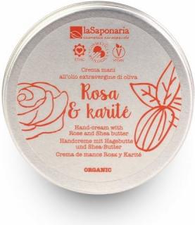 laSaponaria Krém na ruce s damašskou růží BIO 60 ml