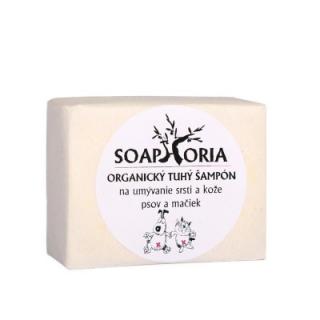 Soaphoria Organický tuhý šampon na mytí srsti psů a koček 130g -Mazlíčci