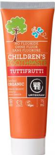 Urtekram dětská zubní pasta Tutti Frutti 75 ml