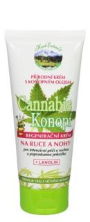 Vivaco Herb extrakt Regenerační krém na ruce a nohy Cannabis Herb Extract 200 ml