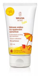 Weleda Sensitive dětské mléko na opalování SPF30 150 ml