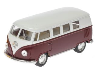 Autobus Volkswagen 1:32 13cm kov zpětný chod Barvy: hnědá