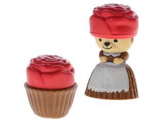 Cupcake mini medvídek 6cm vonící v blistru postavička: Bela