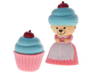 Cupcake mini medvídek 6cm vonící v blistru postavička: Mia