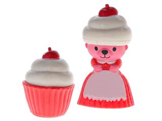 Cupcake mini medvídek 6cm vonící v blistru postavička: Poly