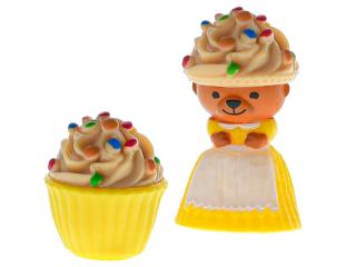 Cupcake mini medvídek 6cm vonící v blistru postavička: Sany