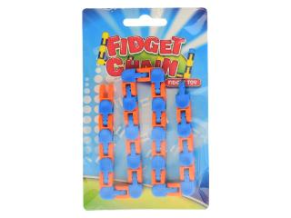 Fidget Toys Chain řetízek tvarovací 40cm Barvy: modrooranžová