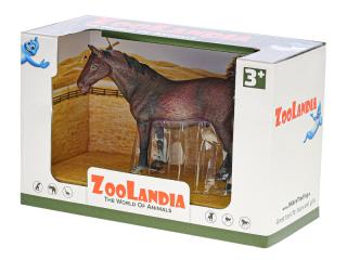 kůň 12-15cm 4druhy v krabičce Zoolandia Barvy: hnědá