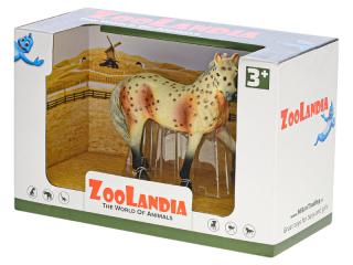 kůň 12-15cm 4druhy v krabičce Zoolandia Barvy: žlutá