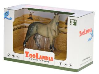 kůň 12-15cm Zoolandia Barvy: šedá
