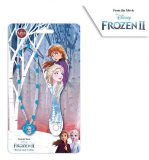 Ledové království Anna a Elza Frozen hřeben a náhrdelník