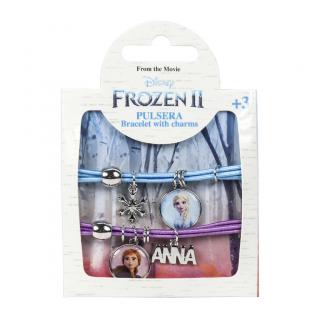 Ledové království Anna a Elza Frozen náramek gumička Barvy: fialová