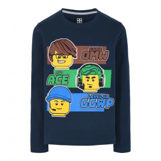 LEGO® tričko - dlouhý rukáv - modrá Velikost: 104