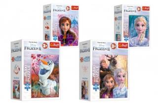 Minipuzzle miniMaxi 20 dílků Ledové království II/Frozen II v krabičce 11x8x4cm postavička: Anna