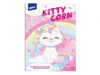 Omalovánky A4 Kitty-Corn-kočka