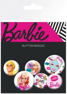 Placky Barbie - set 6 kusů