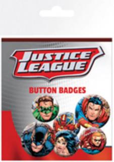 Placky Justice League - set 6 kusů