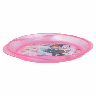 Plastový talířek růžový -  Iridescent aqua , Ledové království/Frozen