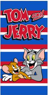 Plážový / koupelnový ručník Tom a Jerry 70 x 140 cm