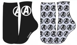 Ponožky Avengers chlapecké Barva: Černá, Velikost: 43-46