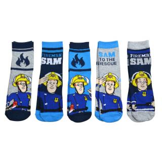 Ponožky Požárník Sam - 5 ks Velikost: 35-38