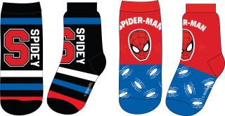 Ponožky Spiderman 3 ks Barva: Černá, Velikost: 23-26