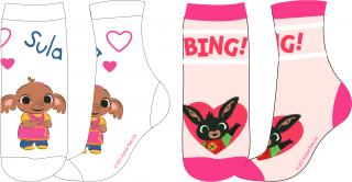Ponožky - Zajíček  Bing Barva: Růžová, Velikost: 27-30