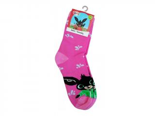 Ponožky Zajíček Bing růžové Barva: Růžová, Velikost: 31-34
