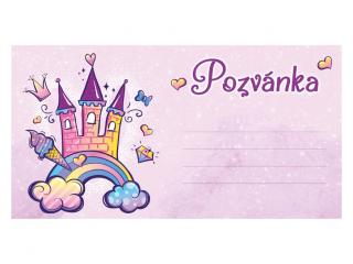 Pozvánka pro princezny (10ks) (190x100mm)