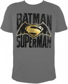 Tričko Batman vs Superman - Logo Velikost: M