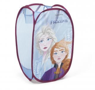 Úložný koš na hračky FROZEN síťovaný modrý