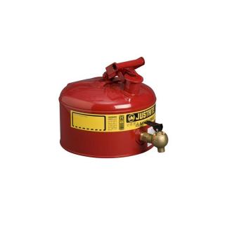 Bezpečnostní nádoba 1500 s kohoutem 08540 červená 19L Justrite- JCN7150140       (Safety Dispensing Cans 1500 Justrite Red)