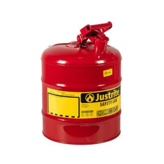 Bezpečnostní nádoba na hořlaviny 1001 červená 19 l.  - JCN7150100       (Type 1 Safety Cans 1001 Justrite Red)