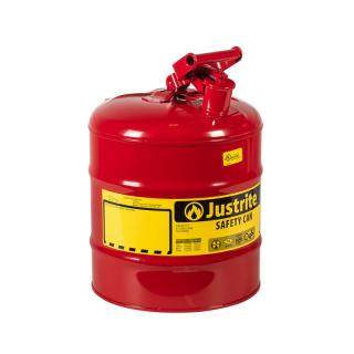 Bezpečnostní nádoba na hořlaviny 1001 červená 7.5 l. - JCN7120100       (Type 1 Safety Cans 1001 Justrite Red)
