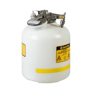 Bezpečnostní nádoba na likvidaci hořlavých/žíravých kapalin 1476 bílá 7.5 l. - JCN12751WH       (Liquid Disposal Safety Cans 1476 Justrite 7,5)