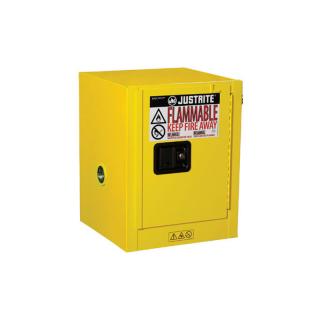 Bezpečnostní skříně na kapaliny 89-CT Justrite Sure-Grip® EX 15L manuál JCB8904001 (Sure-Grip® EX Countertop Safety Cabinets 89-CT Justrite Yellow 15 l - manuál)