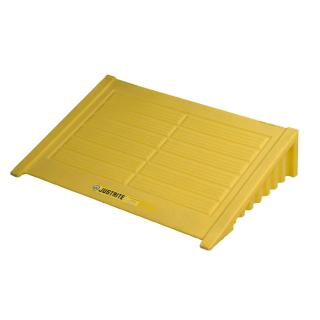 Nájezdová rampa Justrite EcoPolyBlend (Ramp for 4 Drum Square EcoPolyBlend™ Spill Control Pallet 28688 Justrite Yellow)