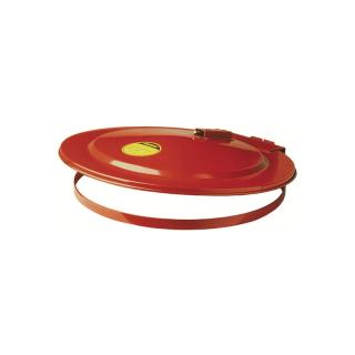 Víko na 200 l sud 2675 červené Justrite (Safety Drum Covers 2675 Justrite Red)