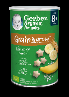 Gerber Organic křupky banánové 5x 35 g