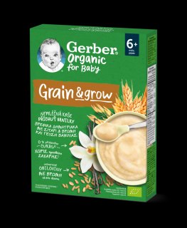 Gerber Organic s příchutí vanilky 200g