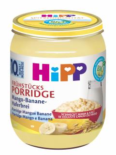 HiPP BIO Snídaňová ovesná kaše s mangem a banánem