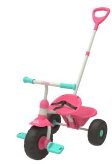 Dětská multifunkční tříkolka TP Toys Early Fun růžová