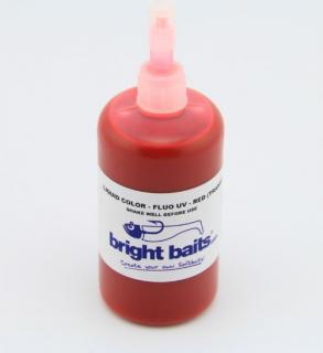 BRIGHT BAITS-FLUORESCENT RED TRANSPARENT