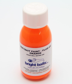 BRIGHT BAITS-SOFTBAIT PAINT FLUO UV ORANGE 30ML.