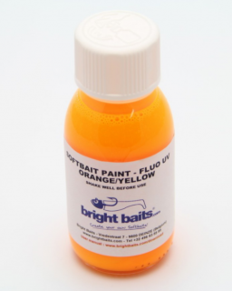 BRIGHT BAITS-SOFTBAIT PAINT FLUO UV ORANGE/YELLOW 30ML.