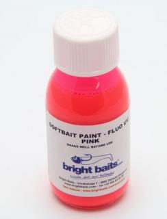 BRIGHT BAITS-SOFTBAIT PAINT FLUO UV PINK 30ML.