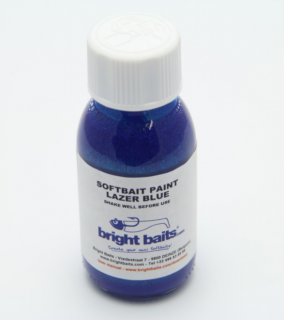 BRIGHT BAITS-SOFTBAIT PAINT LAZER BLUE 30ML.