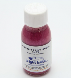 BRIGHT BAITS-SOFTBAIT PAINT PEARL RUBY 30ML.